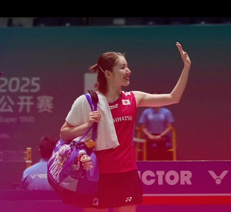 2024年巴黎奥运羽毛球女子双打铜牌得主“羽毛球女神”志田千阳。IG/@_chiharushida_