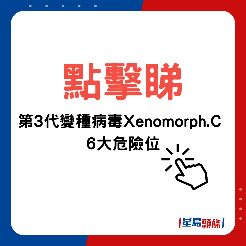 第3代變種病毒Xenomorph.C  6大危險位