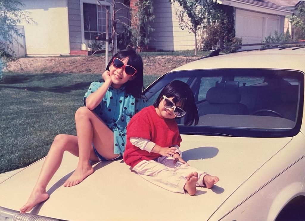 汪詩詩與汪圓圓自小就長得像小美人。