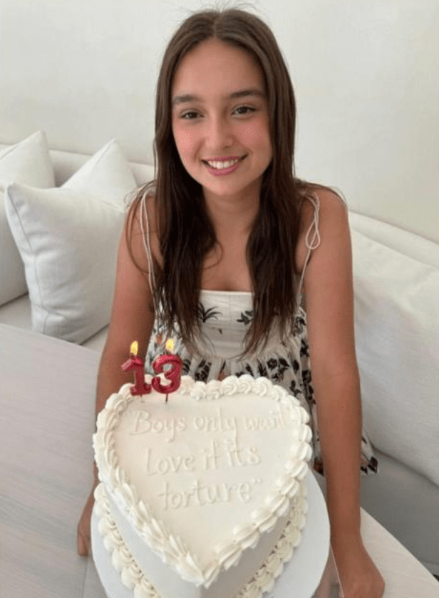 阿拉貝拉剛過13歲生日。ivankatrump IG
