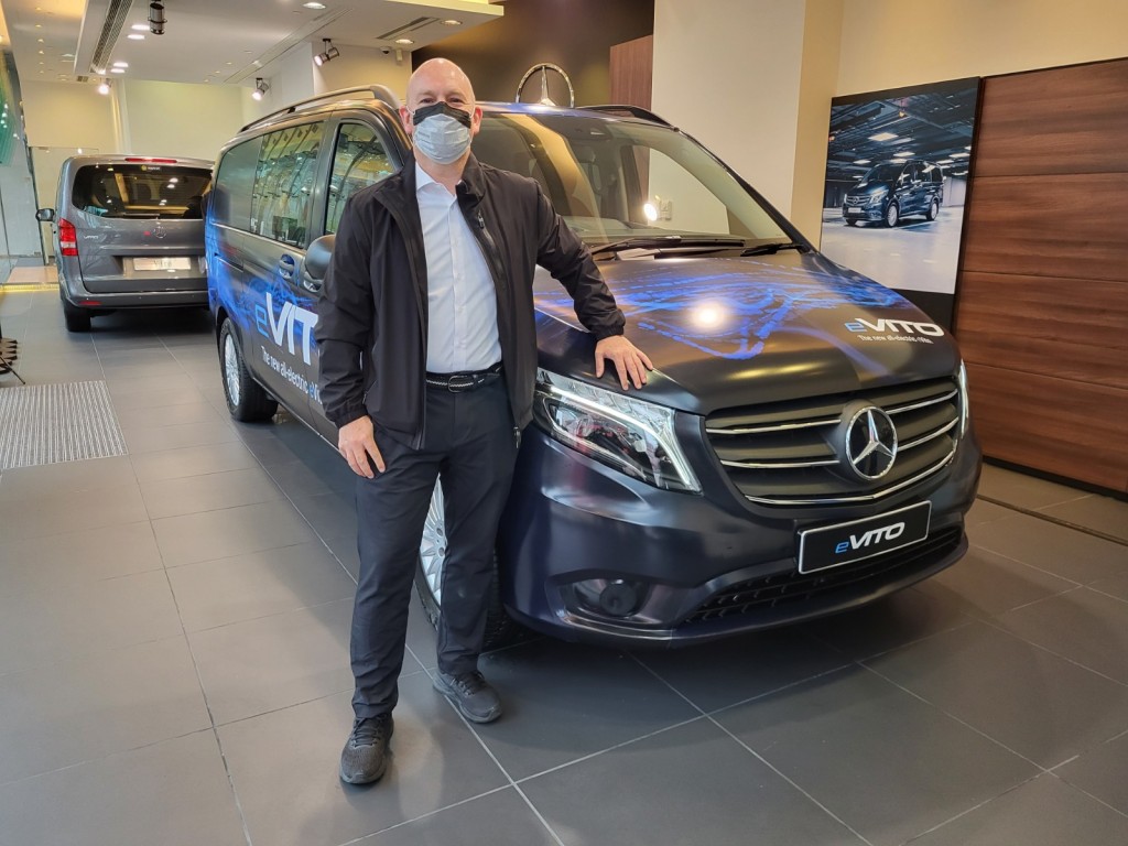 Mercedes-Benz HK行政總裁Andreas Buchenthal認為，eVito迎合香港電動商用車市場需要。