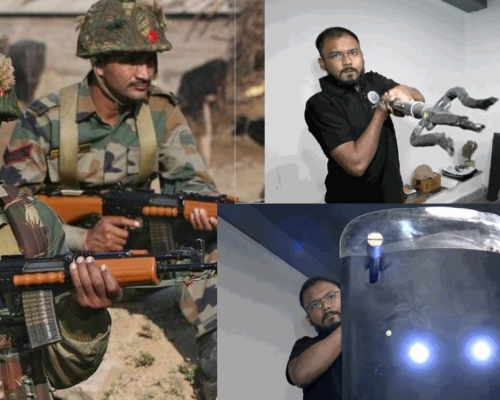 印度科技公司為軍隊研究新武器應對邊境衝突。 （網上圖片）