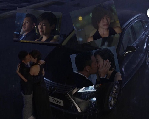 車廂痛哭後，宣萱與文龍咀嘴，網民都大讚好戲。