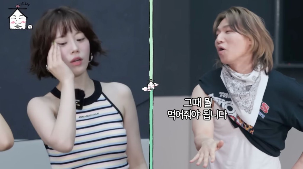 齡智與其他的第2代女團成員，去年5月上大聲的節目。