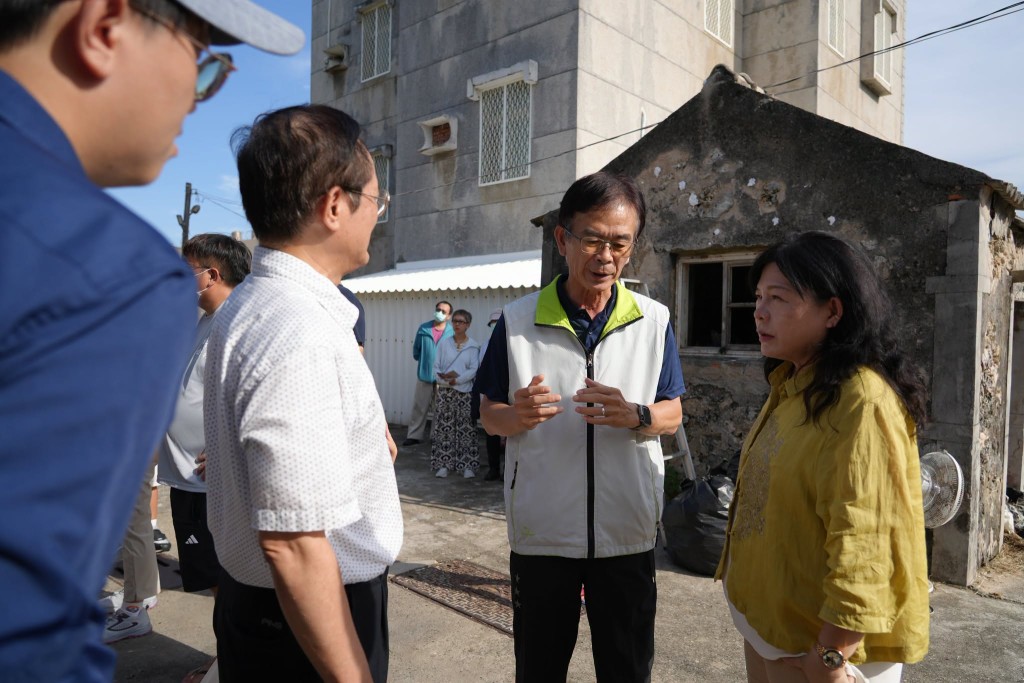 澎湖县政府到场视察。澎湖县政府facebook