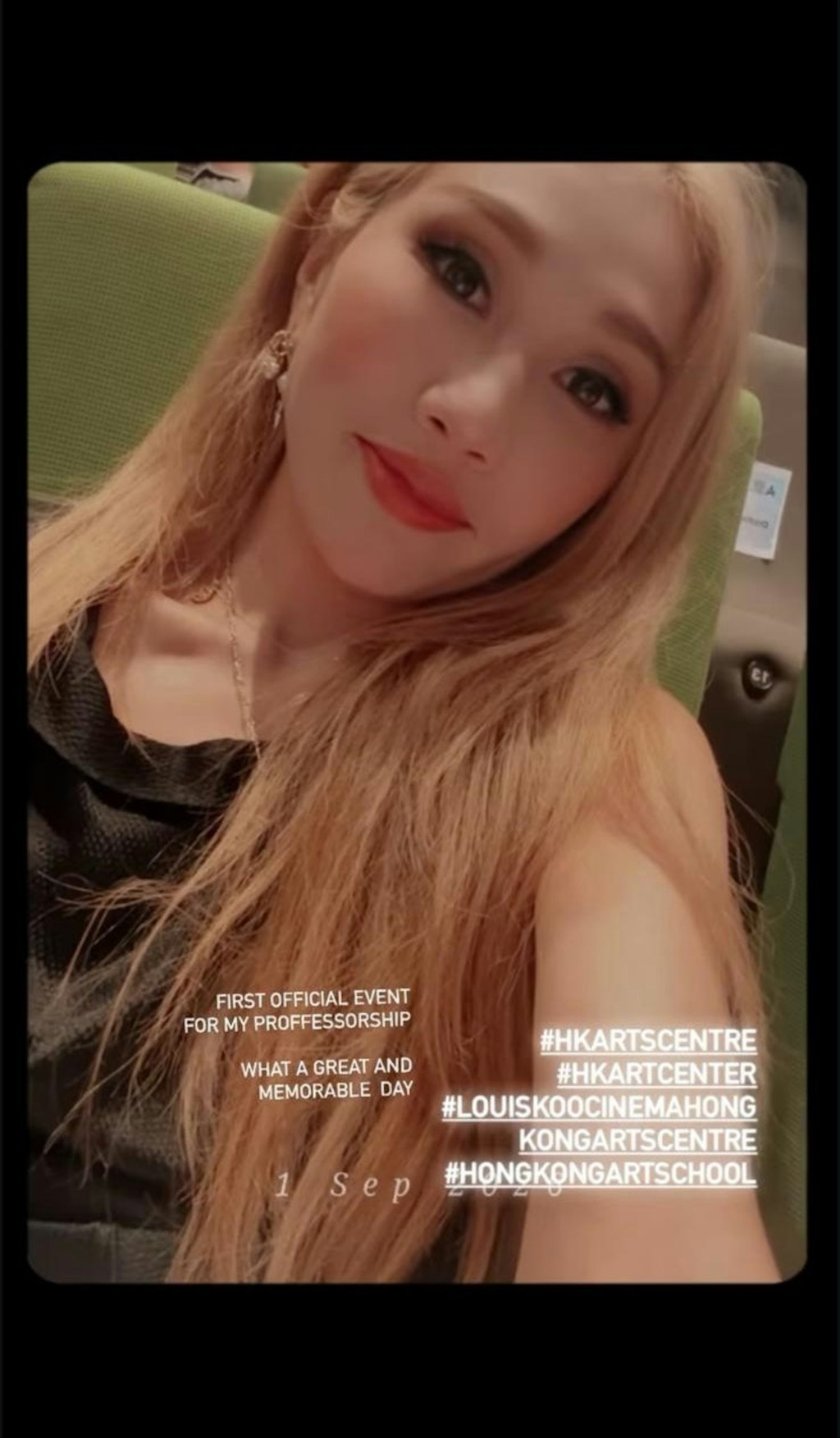 何超盈顏值一流女人味濃。 何超盈顏值一流女人味濃。