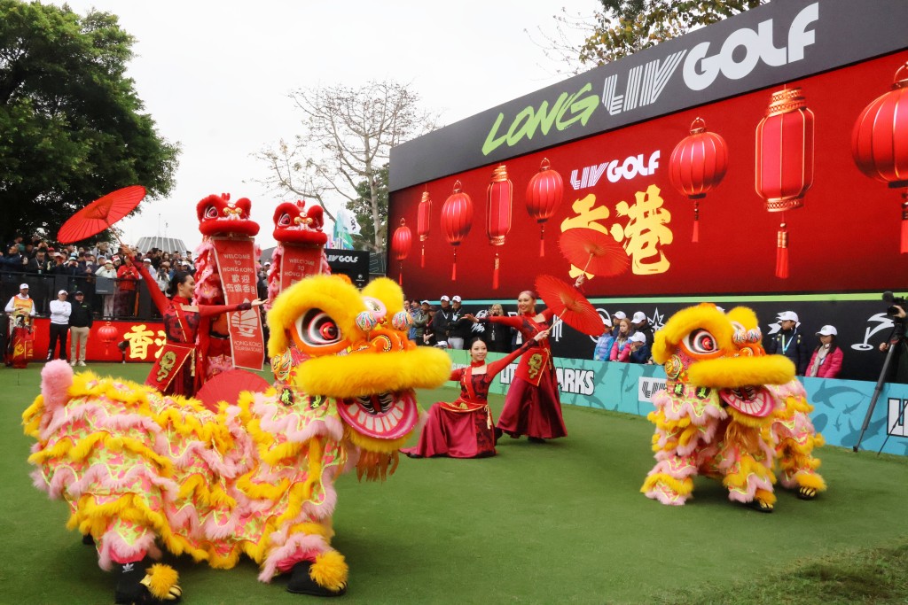 LIV Golf香港站開幕禮。徐嘉華攝