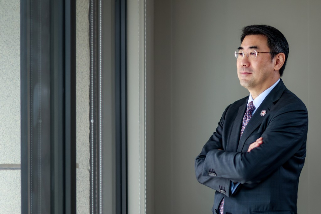 香港加拿大商會主席譚建中。何家豪攝