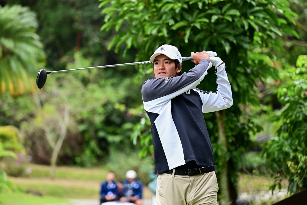 liv golf 2026 香港,香港哥爾夫球代表許龍一。廖偉業攝 liv golf 2026 香港,香港哥爾夫球代表許龍一。廖偉業攝