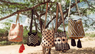 攤檔名稱：Wayuu + MADE 產品：來自哥倫比亞Handmade Wayuu袋