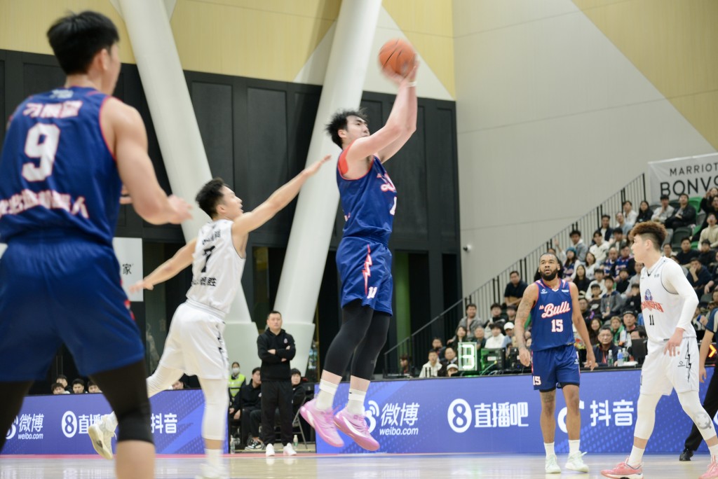 盧藝文失準，三分球9射0中。楊功煜攝