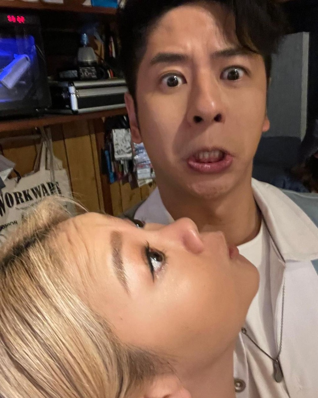 Joyce與Alfred合稱「異父異母低能巨孖寶」。
