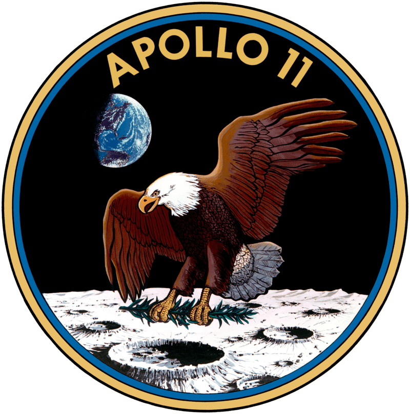 「阿波羅11號」任務徽章。