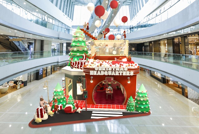 香港ifc商場「聖誕後勤總部」