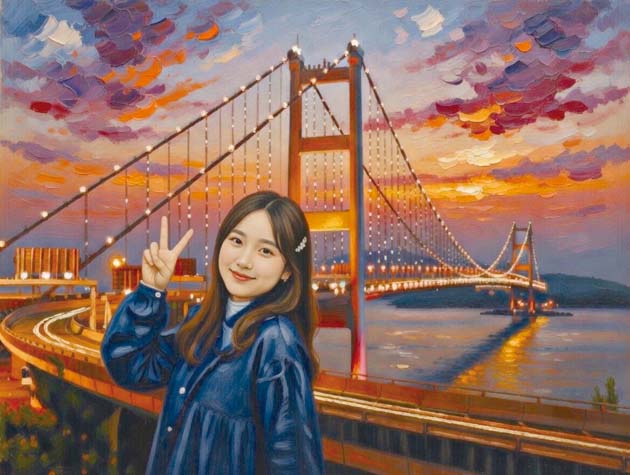 體驗三︰「基建打卡機」用AI與香港基建「世一」合照 體驗三︰「基建打卡機」用AI與香港基建「世一」合照