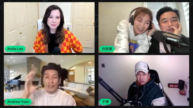 文傑為好友李婉華的YouTube頻道做嘉賓，同場還有昔日亞視好友杜挺豪和林子博。