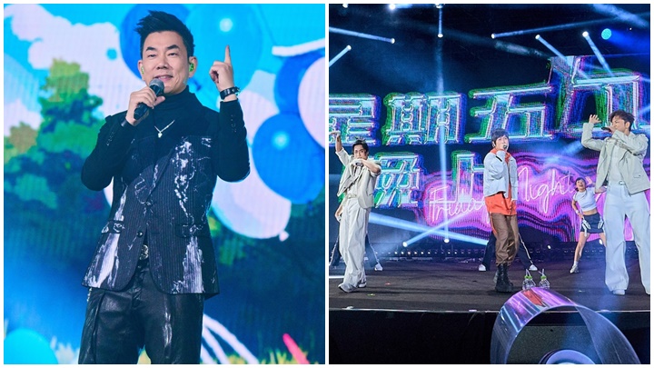 任賢齊、Energy和阿信齊齊出席《2025 Just Love It!一路向東》。