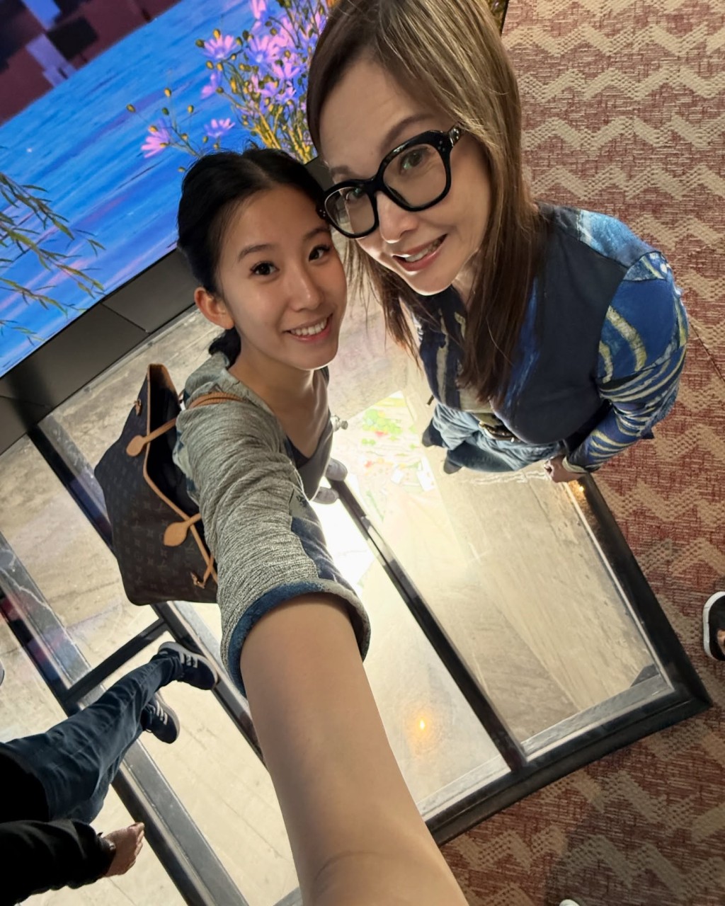 李婉華女兒近年在美國留學，母女相聚機會大減。