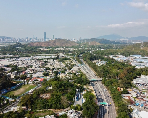 現場是新田米埔隴村。網圖