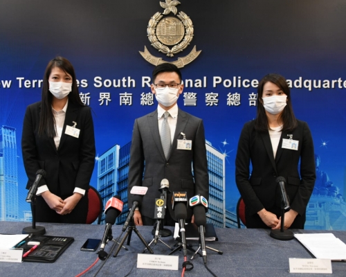 王婉貞、周子軒、黃慧雯（左起）。楊偉亨攝