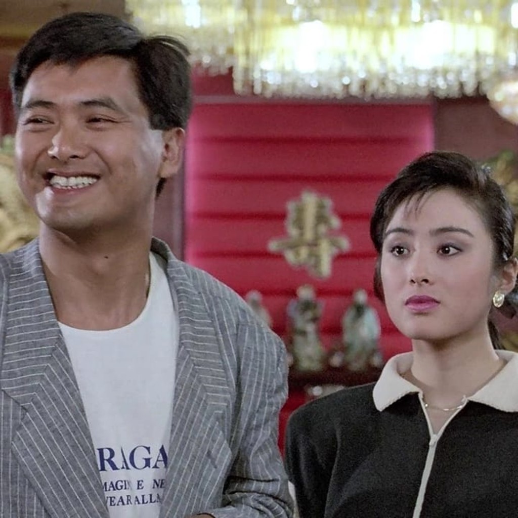 张敏在1987年《精装追女仔》饰演周润发女友。  ​
