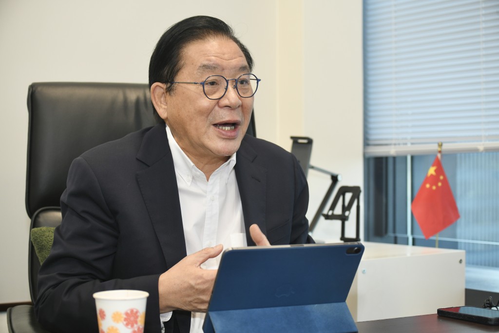 行會成員、洪水橋產業園董事局主席林健鋒。 行會成員、洪水橋產業園董事局主席林健鋒。