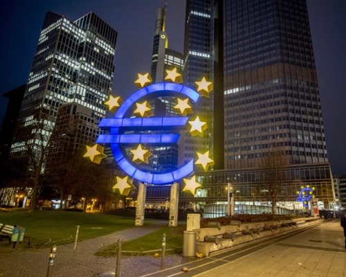 歐洲中央銀行探討推出數碼歐羅的可能性。美聯社資料圖片
