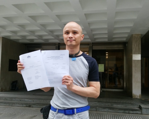 陳諾爾表示，同志社群等待今日的裁決為時甚久。