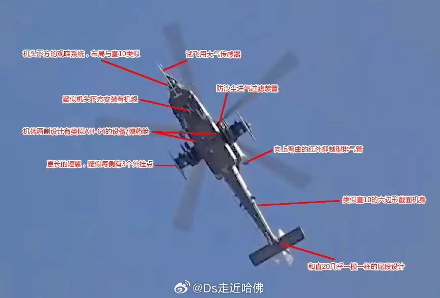 中國軍事愛好者分析中國的直-21。