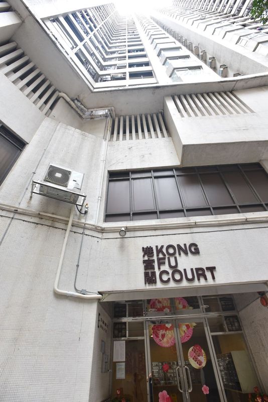 現場是香港仔中心港富閣。楊偉亨攝