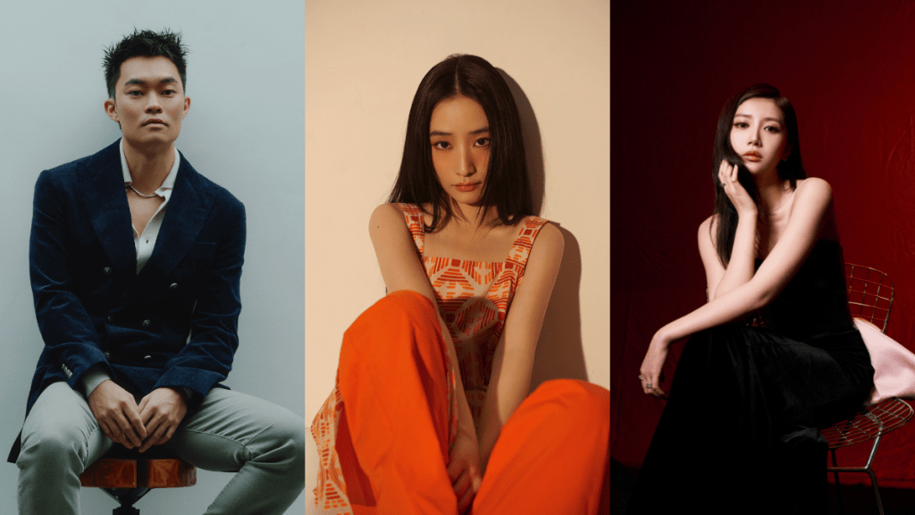 電影、音樂及網絡紅人胡子彤、張蔓莎及陳苡臻,從螢幕跳入劇場舞台,首度挑戰演出原創音樂劇場《難以說的話》 。(相片由西九文化區管理局提供) 電影、音樂及網絡紅人胡子彤、張蔓莎及陳苡臻,從螢幕跳入劇場舞台,首度挑戰演出原創音樂劇場《難以說的話》 。(相片由西九文化區管理局提供)