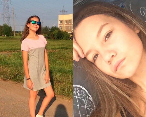 12歲少女克謝尼婭。 網上圖片