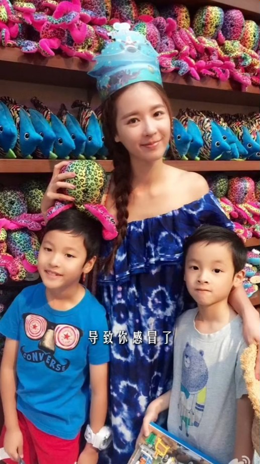 馬景濤前妻分享兒子的成長片段。 馬景濤前妻分享兒子的成長片段。