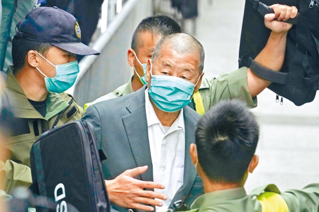 黎智英涉串謀勾結外國勢力，昨日進行第53日審訊。