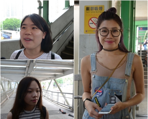 圖右:謝小姐;左上:許小姐;左下:蔡小姐。