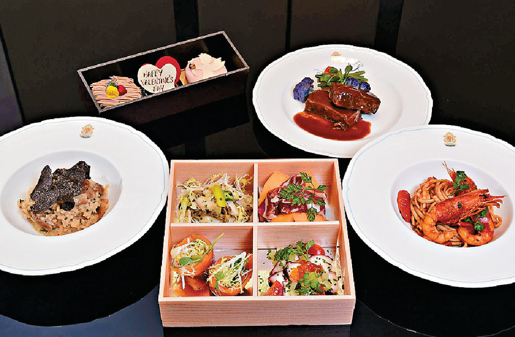 ■四道菜外賣情人節餐單
