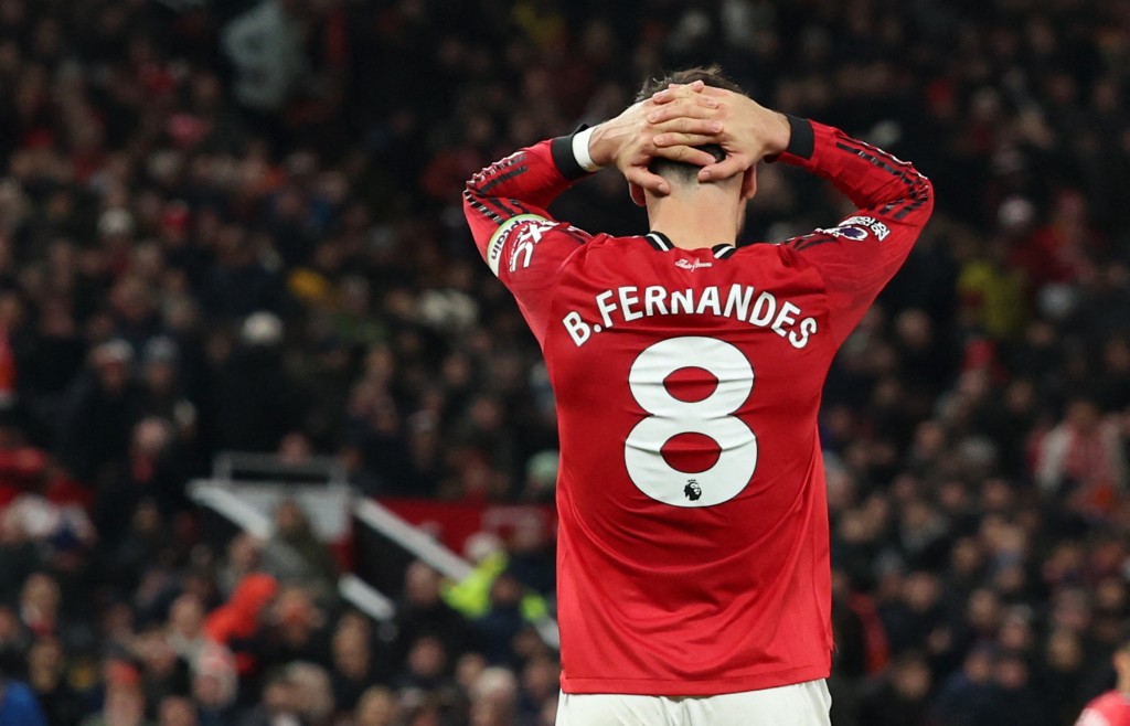 曼聯近期頻頻失分。法新社