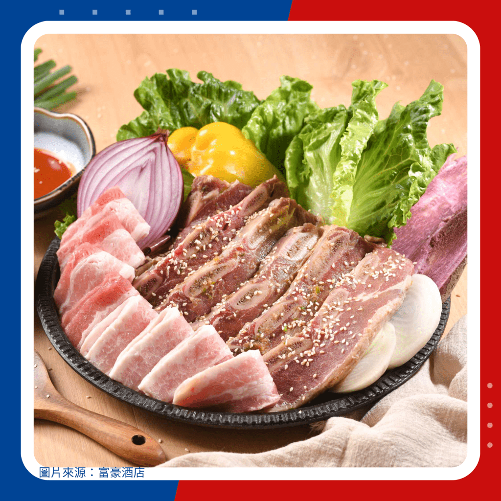 「韓式海鮮燒烤復活節自助晚餐」提供一系列韓式自助餐美食，如韓式辣芝士焗蠔、泡菜辣芝士焗龍蝦、韓式人蔘雞粥。