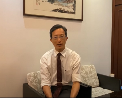 醫學會副會長林哲玄。 林哲玄影片截圖
