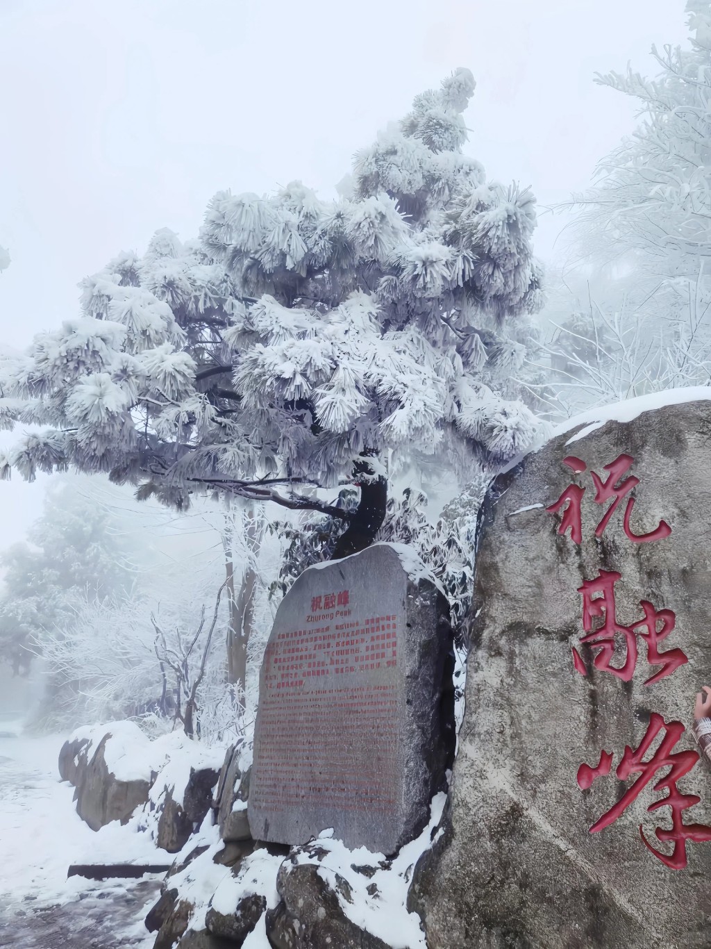 湖南衡阳南岳衡山素有南国雪乡的美誉。（图片来源：小红书）