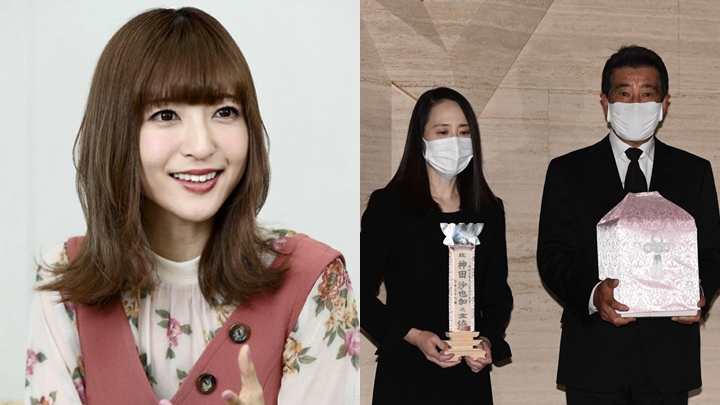 松田聖子和神田正輝到札幌出席女兒沙也加的葬禮。