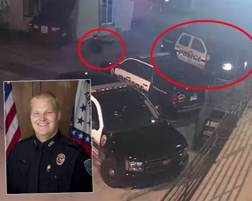 一名坐在巡邏車上的警員卡爾（圖），頭部被連轟十槍致死。（網圖）