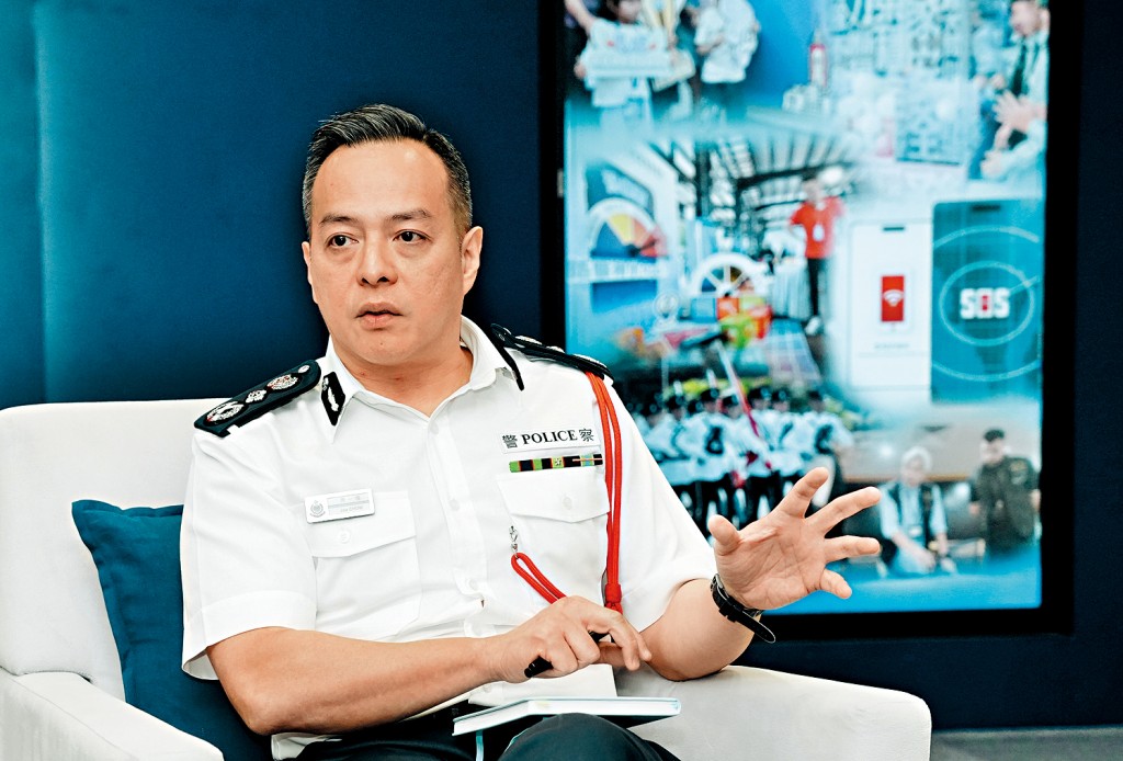 警務處處長周一鳴闡述警隊未來3個重點工作方向,包括維護國家安全、推動智慧警政及鞏固內部團隊文化。