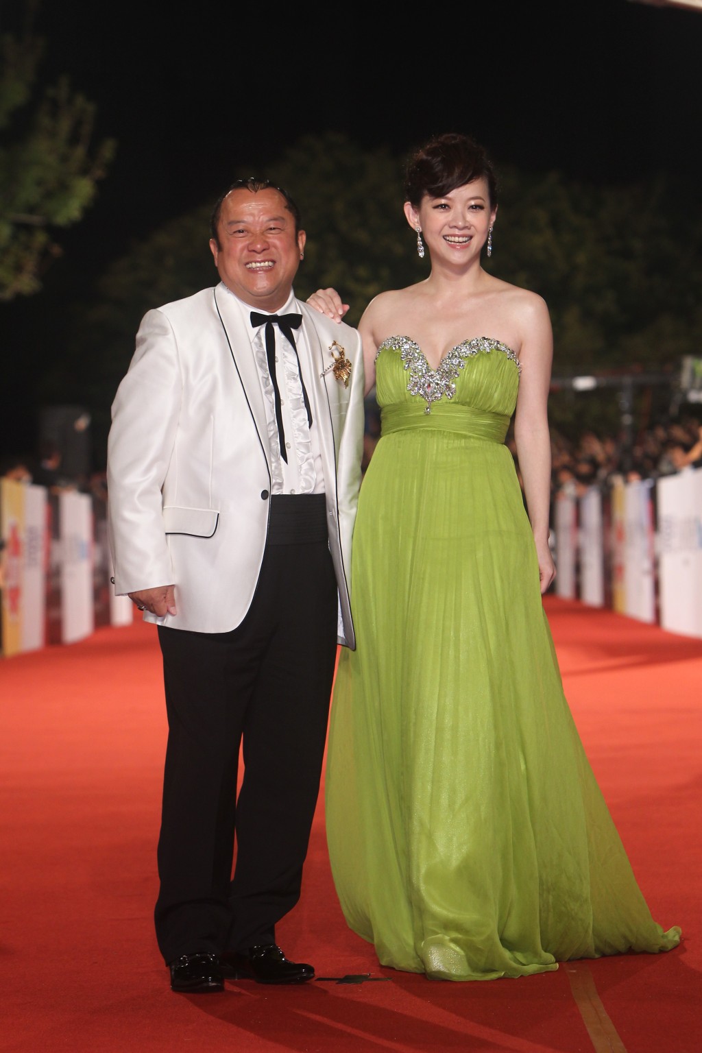 2011年曾志偉與曾寶儀一同主持台灣金馬獎。