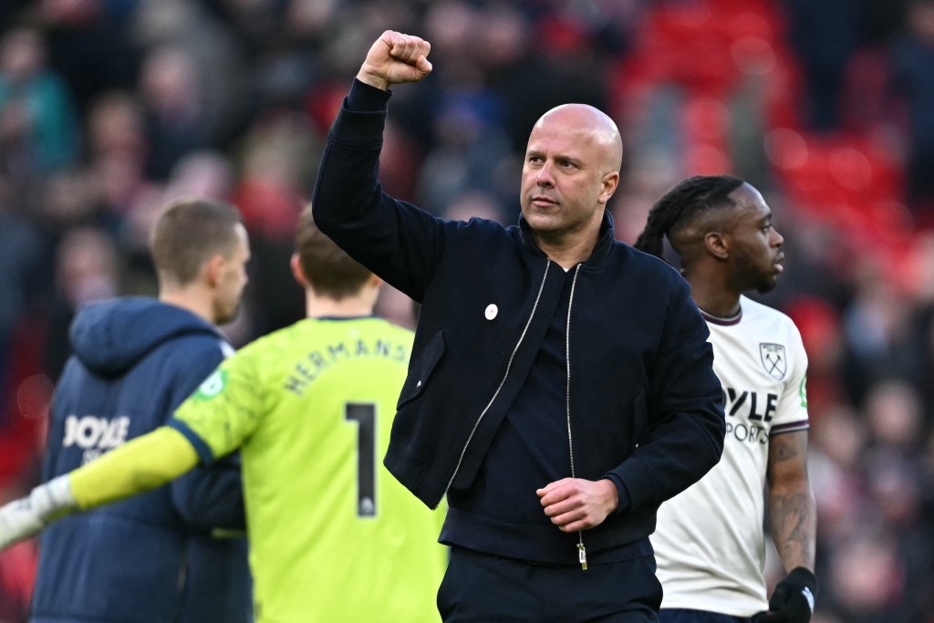 史洛特對球隊有死球入波感到欣慰。法新社