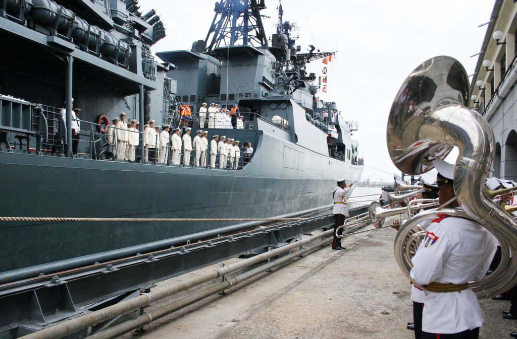 俄羅斯太平洋艦隊在日本海與鄂霍茨克海峽演練為期2周。資料圖片
