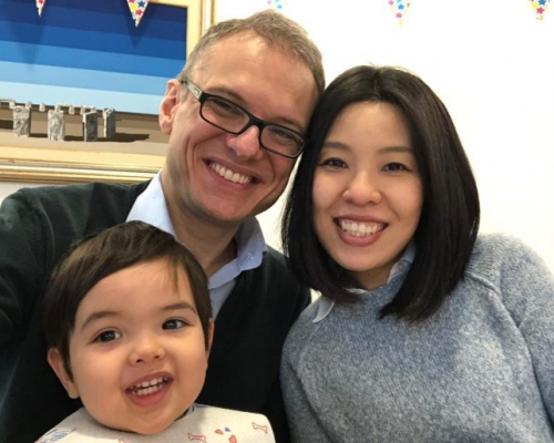 Kinki與意藉丈夫在香港認識，婚後不久二人就搬回意大利定居，其後生下混血兒子。現時Kinki再度懷孕，預產期是7月初。受訪者提供