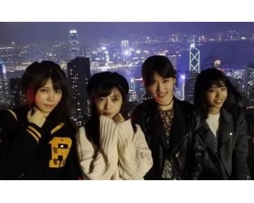 香港夜景真係好靚同有特色，故吸引到乃木坂46成員到來旅遊。