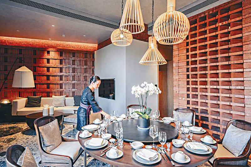 ●主打滇、粵融合菜的繪璟是酒店兩家主餐廳的其中一家。