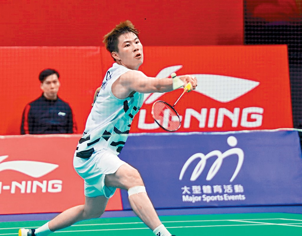 李卓耀晉級男單8強。